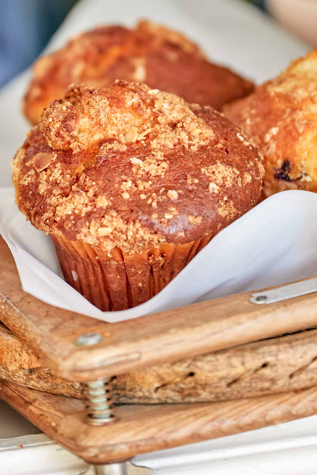 A delicious muffin from Anna's Courtside Café at Conway Tennis Club.