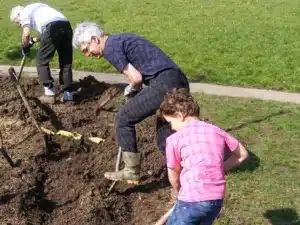 The Conway Rec work days bring together all generations.